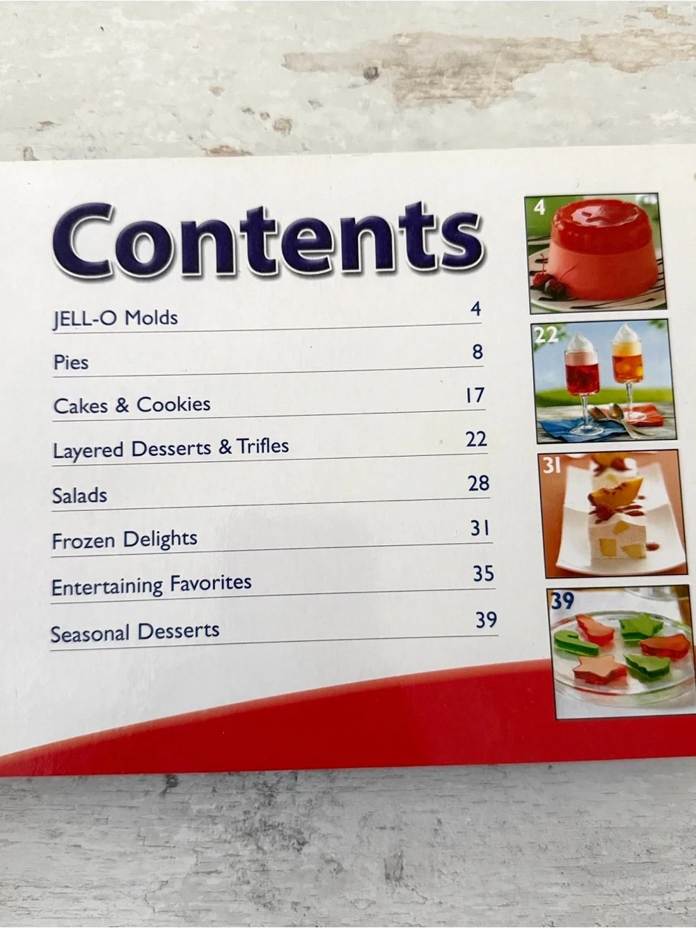NEW Jello Favorite Desserts Hardback Recipe Idea Book Cookbook Jell-o 2007